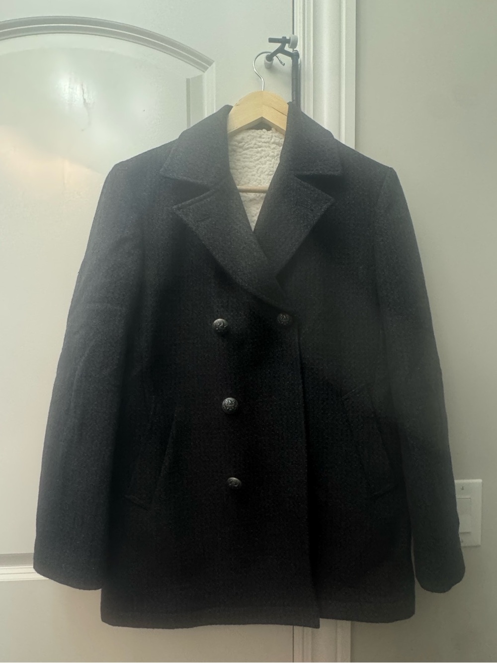 TALLIA Boys’ Dark Grey Peacoat | Like New